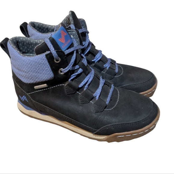 Forsake Loop Women's Black Periwinkle Leather Lace Up Hiking Boot Size US 7.5 - Picture 3 of 8